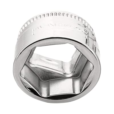 DADO HEXAGONAL 3/8'' 12MM DE ACERO PULIDO BAHCO