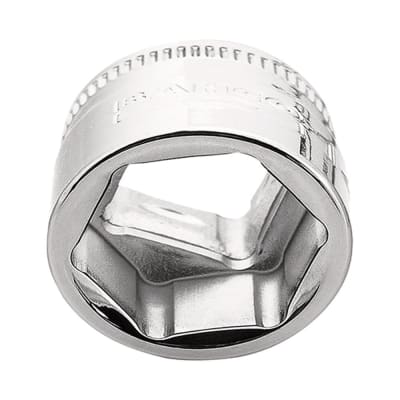 DADO HEXAGONAL 3/8'' 10MM DE ACERO PULIDO BAHCO