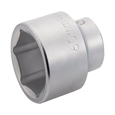 DADO HEXAGONAL ENC 1'' DE ACERO PLATA MATE BAHCO