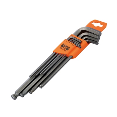 JGO LLAVES HEX. C/ESF PULG 13P BAHCO