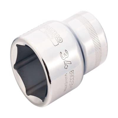 DADO HEXAGONAL DE ACERO 28MM ENC 3/4'' ACABADO MATE BAHCO