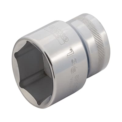 DADO HEXAGONAL 1.7/8'' MODELO 3/4'' PLATA MATE BAHCO