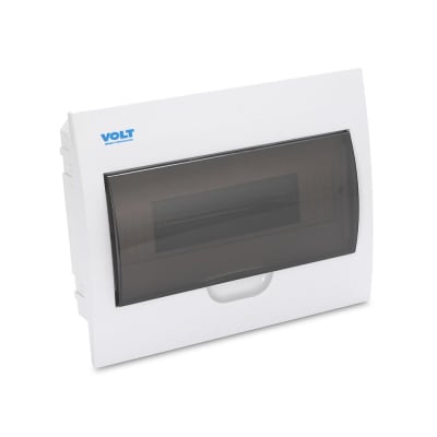 TABLERO EMPOTRABLE PVC CON TAPA 12 POLOS TKL