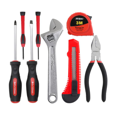 SET DE HERRAMIENTAS DE MANO 8 PIEZAS TOOL SET HI-SPEC