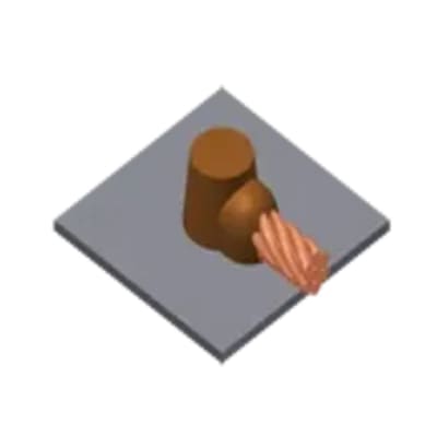 MOLDE EXOTERMICO TIPO CS-8 CABLE TERM 2/0AWG A SUPERFICIE HORIZ ACERO THERMOWELD