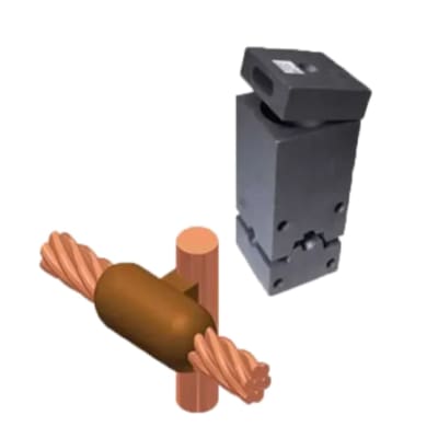 MOLDE EXOTERMICO TIPO CR-3 CABLE HORIZ DE PASO 2/0AWG A VARILLA VERT 3/4'' THERMOWELD