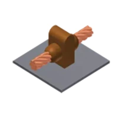 MOLDE EXOTERMICO TIPO CS-2 CABLE DE PASO 3/0AWG A SUPERFICIE HORIZ ACERO THERMOWELD