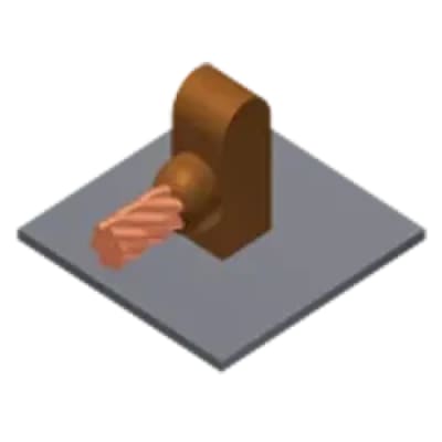 MOLDE EXOTERMICO TIPO CS-1 CABLE DE PASO 3/0AWG A SUPERFICIE HORIZ ACERO THERMOWELD