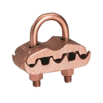 CONECTOR TIERRA CU P/3 CABLES 2/0AWG-250MCM A TUBO 1/2-3/4'' Ø7/8''-1'' UL BURNDY