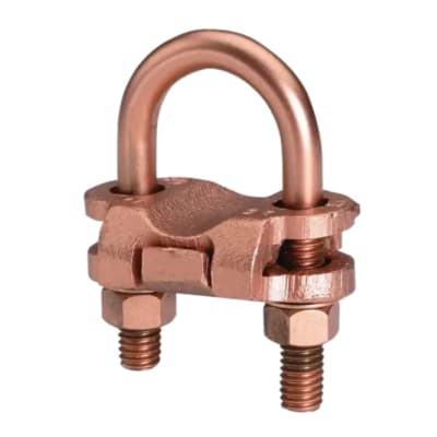 CONECTOR TIERRA CU P/2 CABLES PARAL. 2/0AWG-250MCM Y PERPEND TUBO 1/2''-3/4'' Ø7/8''-1'' UL BURNDY