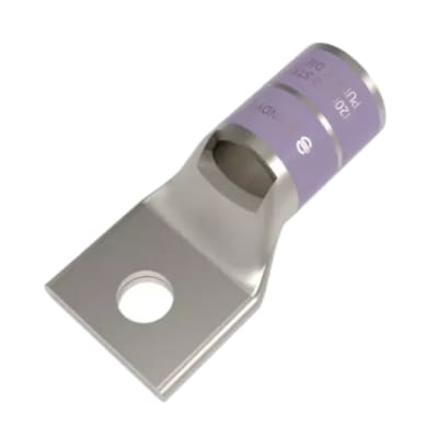 TERMINAL DE COMPRESION BARRIL STD CU/ES 4/0AWG Ø1/2'' 35KV UL BURNDY