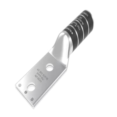 TERMINAL DE COMPRESION BARRIL LARGO CU/ES 750MCM 2Ø1/2'' EEH:1-3/4'' 35KV UL BURNDY