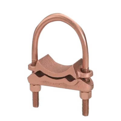 CONECTOR TIERRA CU P/3 CABLES 4AWG-2/0AWG A TUBO 1'' Ø1-1/8''-1-1/4'' PERNO 3/8'' UL BURNDY