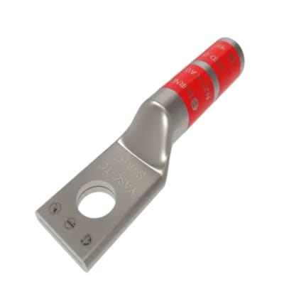 TERMINAL DE COMPRESION BARRIL LARGO CU/ES 8AWG Ø3/8'' 35KV UL BURNDY