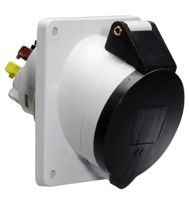 TOMA EMPOTRABLE 16A 3P+T 500V NEGRO 7H IP44 12780 BALS