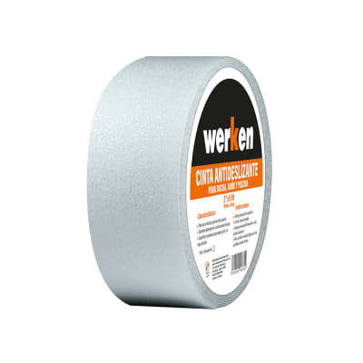 CINTA ANTIDESLIZANTE TRANSPARENTE 2''X4.5M WERKEN