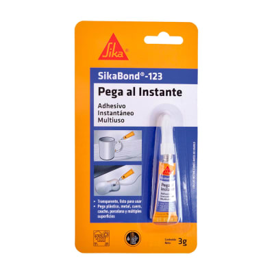 ADHESIVO MULTIUSO PEGADO INSTANTANEO SIKABOND 123 3GR SIKA