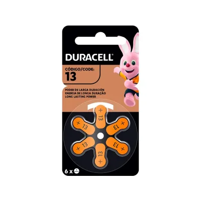 PILA NRO13 X6 DURACELL