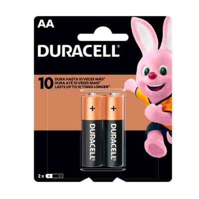 PILAS AAX2 FUENTE DE ALIMENTACION PORTATIL PARA DISPOSITIVOS ELECTRONICOS DURACELL