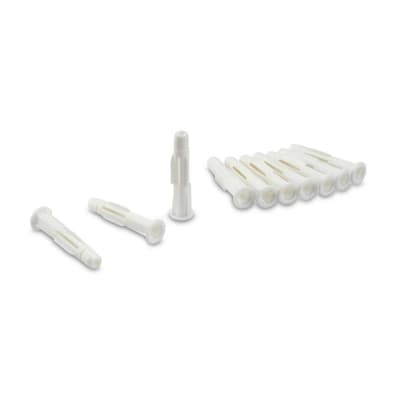 TARUGO NYLON TOX TRIKA 1/4'' BLANCO JUEGO 10 UNIDADES TOX