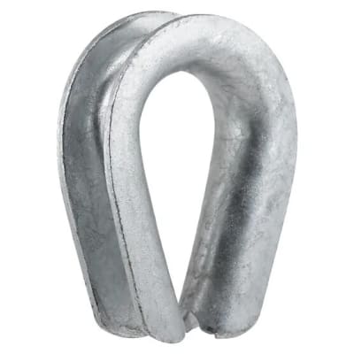 GUARDACABLE DE ACERO FORJADO G-414 1/2'' SLR