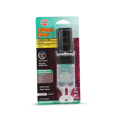 PINTURA EPOXICA TRANSPARENTE 5 MIN + JERINGA 25 ML VERSACHEM