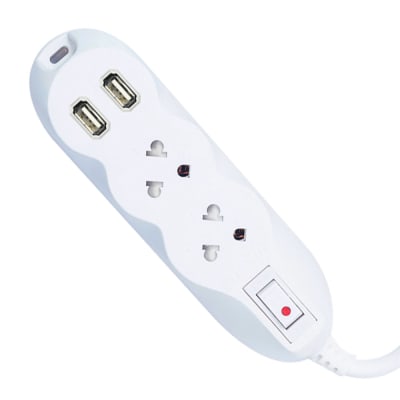 EXTENSION 2 TOMAS UNIVERSAL + TIERRA 2 USB BTICINO