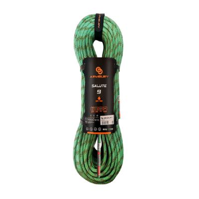 CUERDA DINAMICA 9MM X 60M AZUL AMARILLO NEGRO 9 kN CE EN 892 SALUTE 9 4111335 ARMBURY