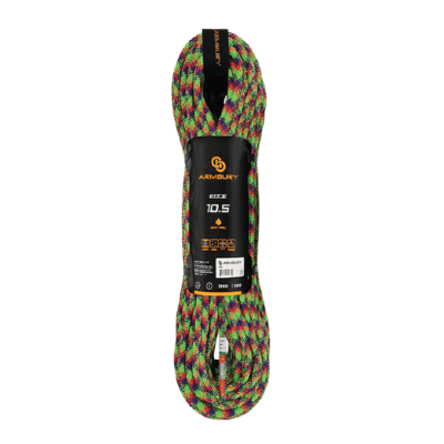 CUERDA DINAMICA 10.5MM ROJO MORADO VERDE NEON (PRESENTACION MAX 200MTS) 9.1 kN CE EN 892 EDGE 10.5 4111739 ARMBURY