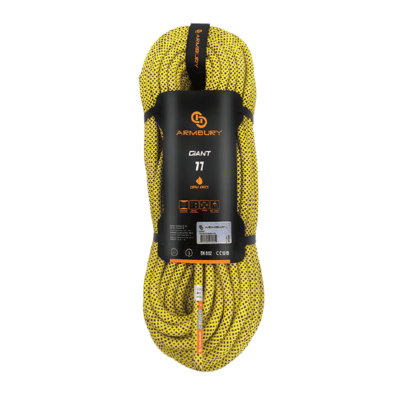 CUERDA DINAMICA 11MM AMARILLO (PRESENTACION MAX 200MTS) 9 kN CE EN 892 GIANT 11 4111839 ARMBURY