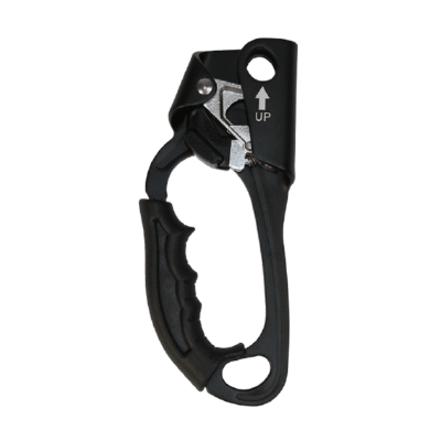 ASCENDEDOR Y BLOQUEADOR DE PUÑO IZQUIERDO ALUMINIO NEGRO CE EN 567 EN 12841/B LIFT HAND LEFT BLACK 4152223 ARMBURY