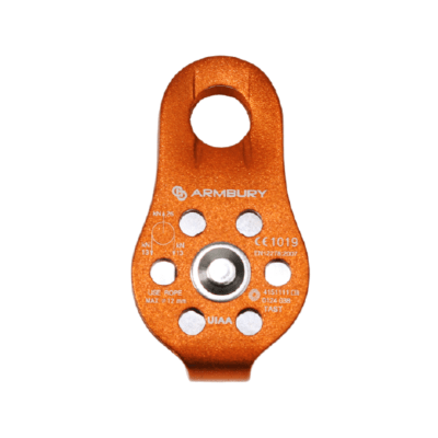 POLEA SIMPLE FIJA ALUMINIO 12MM NARANJA 26 kN CE EN 12278 TAST FIXED ORANGE 4151111 ARMBURY