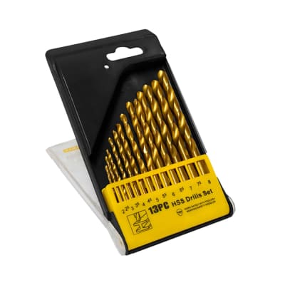 JUEGO BROCA FIERRO 13 PIEZAS KAMASA