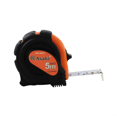 WINCHA PLASTICA KAMASA 5MX19MM ACERO INOXIDABLE/PLASTICO