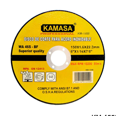 DISCO ACERO 150 X 1.6 X 22.2MM KAMASA