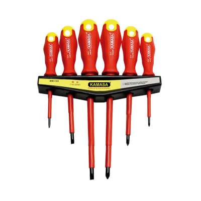 JUEGO DE DESTORNILLADORES 6 PIEZAS KAMASA