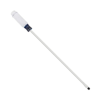 DESARMADOR PLASTICO 4X8'' MANGO TRANSPARENTE/AZUL KAMASA