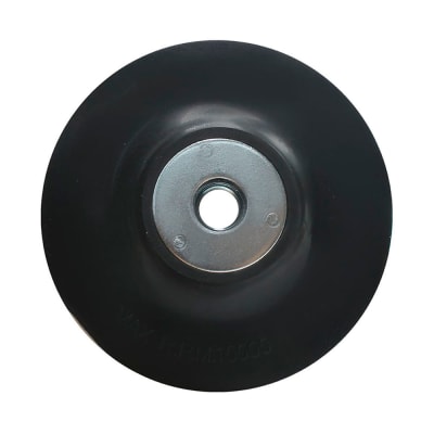 DISCO DE JEBE 4.5'' NEGRO RESISTENTE Y FLEXIBLE KAMASA