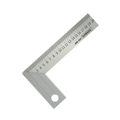 ESCUADRA FABRICADA EN ALUMINIO 8'' KAMASA
