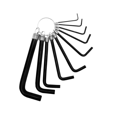 LLAVE ALLEN NEGRA 10 PIEZAS 1.5 - 10MM KAMASA