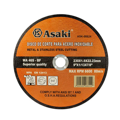 DISCO DE CORTE 230 X 1.6 X 22.23 KAMASA