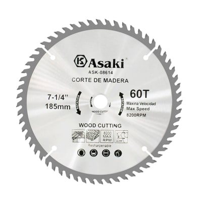 DISCO DE SIERRA 7-1/4