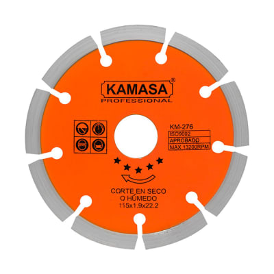 DISCO DIAMANTADO ACERO 115 KAMASA