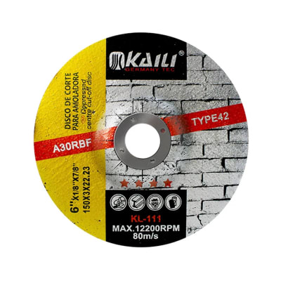DISCO DE CORTE 6'' KAILI