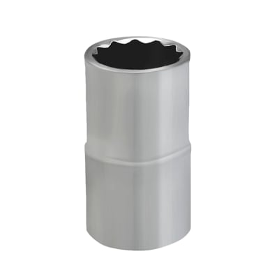 DADO DE ACERO CROMADO 1/2'' 15MM CRV KAMASA