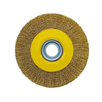 ESCOBILLA DE RUEDA 8'' ACERO DORADO KAMASA