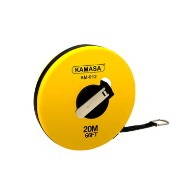 CINTA PARA MEDIR EN PLASTICO Y LONA 20MT KAMASA