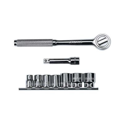SET DE DADOS Y BITS 24 PIEZAS 1/4'' MODELO GSPE131 ALUMINIZADO WERKEN