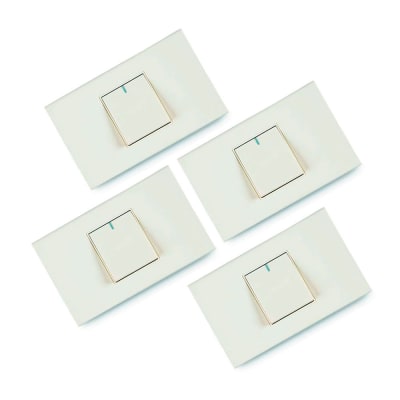 INTERRUPTOR SIMPLE CLASSIC PACKX4 ORANGE