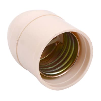 SOCKET BAQUELITA E27 CON ROSCA NIPLE 1/8'' WERKEN